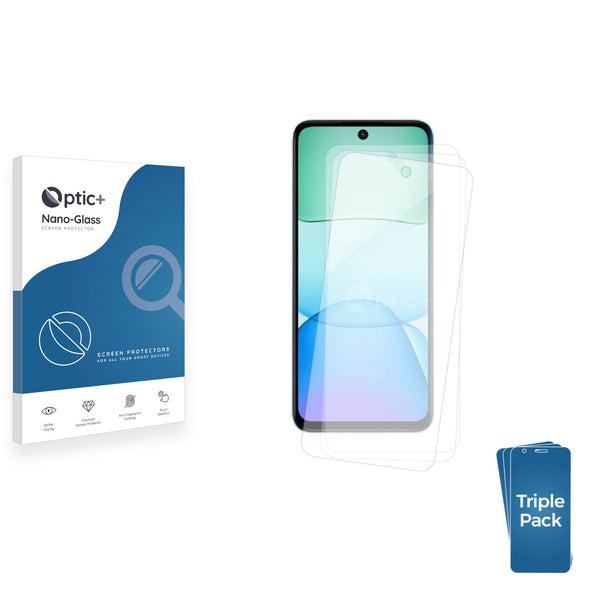 3-pack of Nano Glass screen protectors for Xiaomi Redmi 13x