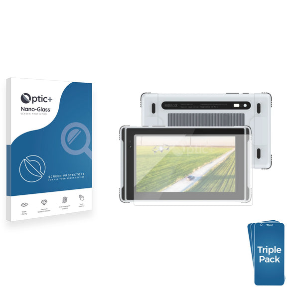 3pk Optic+ Nano Glass Screen Protectors for Hugerock X7