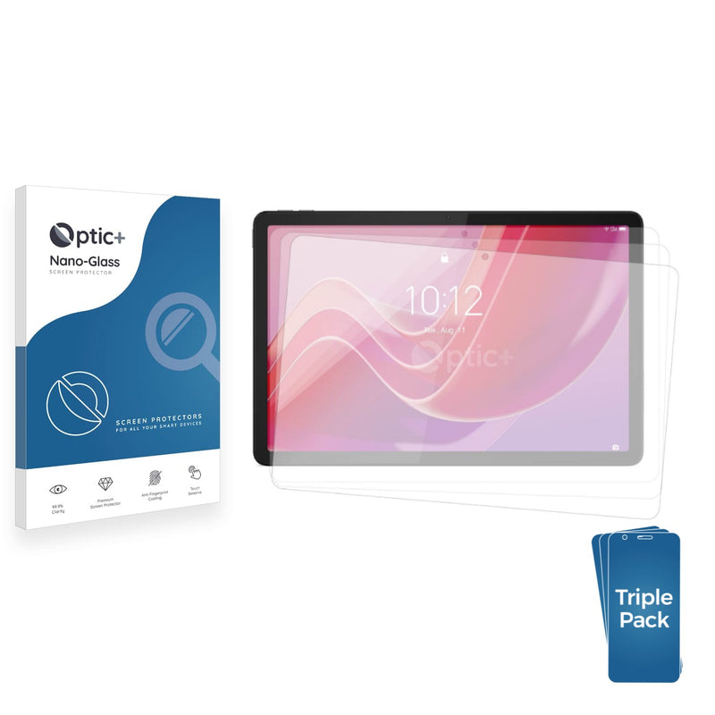 3-pack of Nano Glass screen protectors for Lenovo Tab K11e