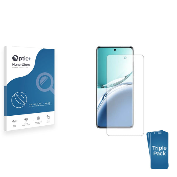 3-pack of Nano Glass screen protectors for Oppo A3 (2024)