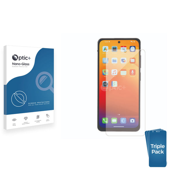 3pk Optic+ Nano Glass Screen Protectors for Murena 2