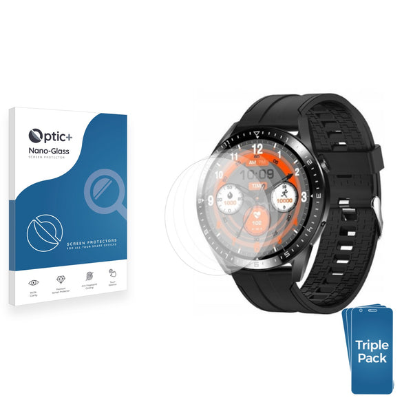 3-pack of Nano Glass screen protectors for Tracer Smartwatch SM9