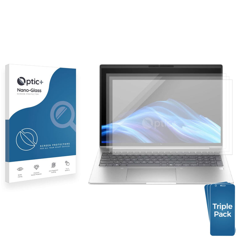 3-pack of Nano Glass screen protectors for HP EliteBook 6 G1i 16"