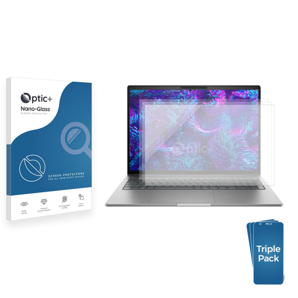 3-pack of Nano Glass screen protectors for HP ZBook 8 G1i 16"