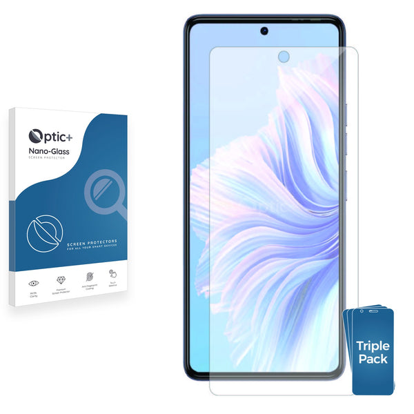 3pk Optic+ Nano Glass Screen Protectors for Tecno Camon 20