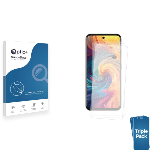 3-pack of Nano Glass screen protectors for ZTE Blade V70