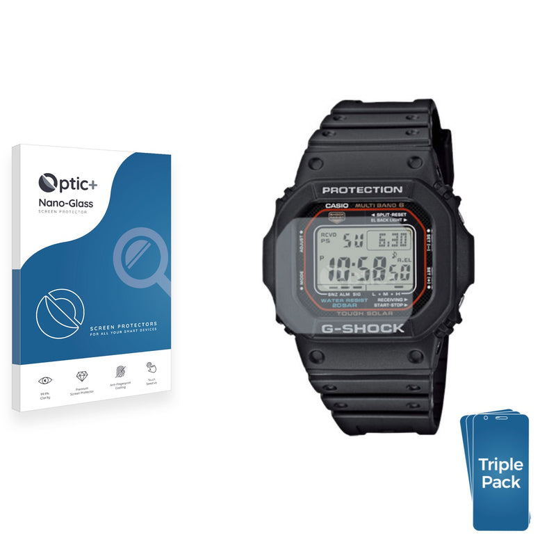 BROTECT Screenprotector 6 Stuks voor Casio G-Shock G BROTECT Screenprotector 6 Stuks voor Casio G-Shock G