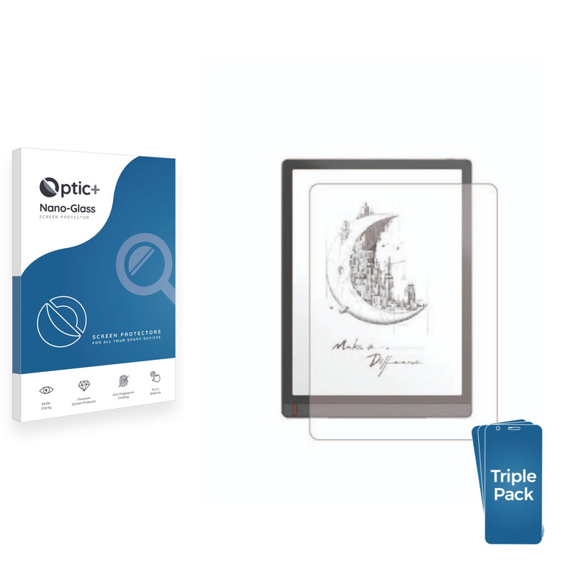 AtFoliX 2X Film Protecteur Écran Antireflet Pour Onyx Boox Note Air - Anti-éblouissement Et Anti-choc