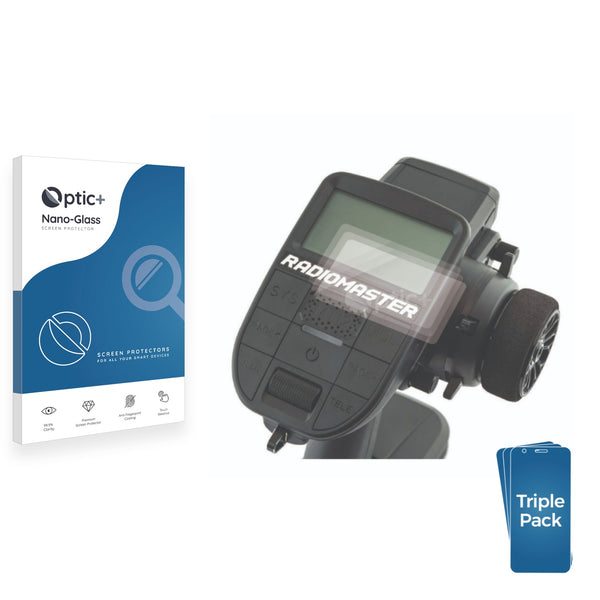 3-pack of Nano Glass screen protectors for Radiomaster MT12