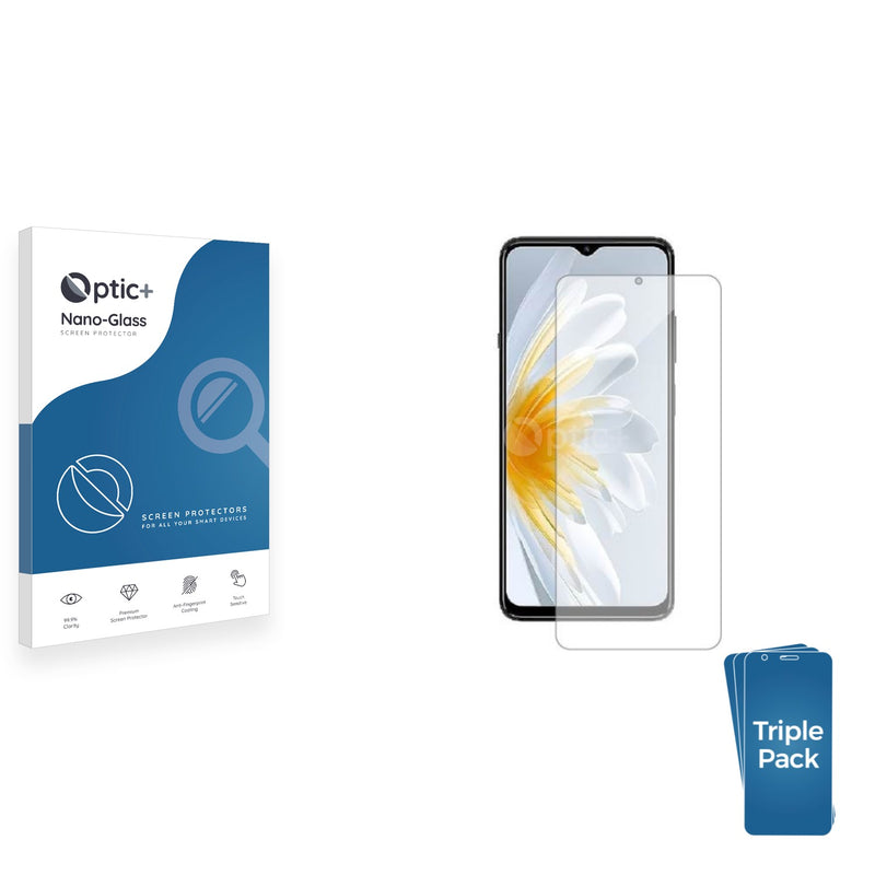 3-pack of Nano Glass screen protectors for ZTE Voyage 3D