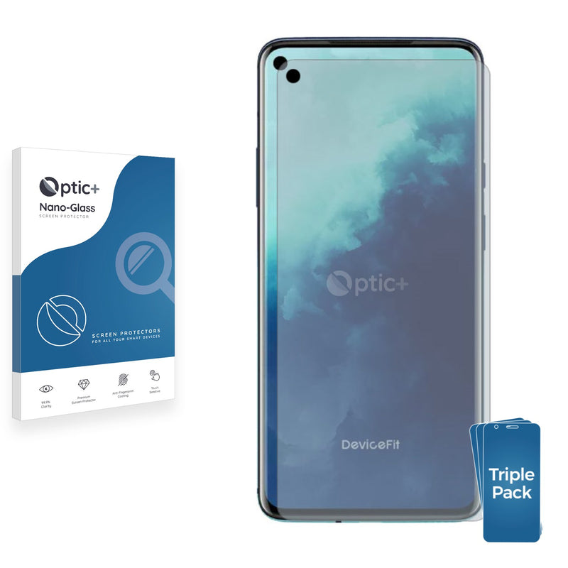 3pk Optic+ Nano Glass Screen Protectors for OnePlus 8 Pro