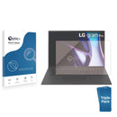 3pk Optic+ Nano Glass Screen Protectors for LG gram Pro 17 2024