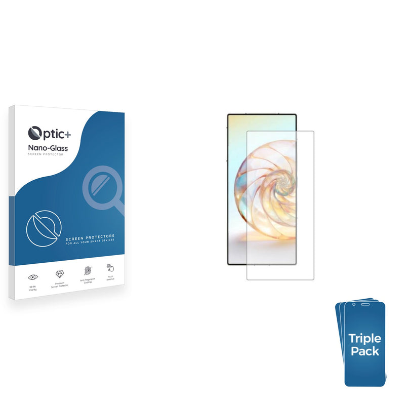 3-pack of Nano Glass screen protectors for ZTE Nubia Z60 Ultra