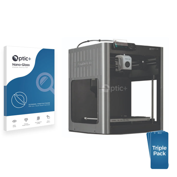 3pk Optic+ Nano Glass Screen Protectors for Bambu Lab P1P 3D Printer