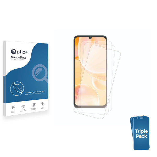 3-pack of Nano Glass screen protectors for ZTE Blade A55