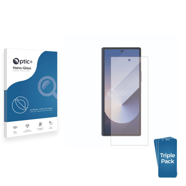 3-pack of Nano Glass screen protectors for Samsung Galaxy Z Fold6