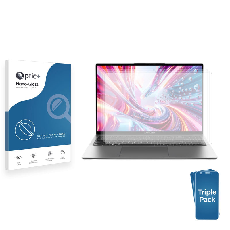 3-pack of Nano Glass screen protectors for Teclast F16 Air