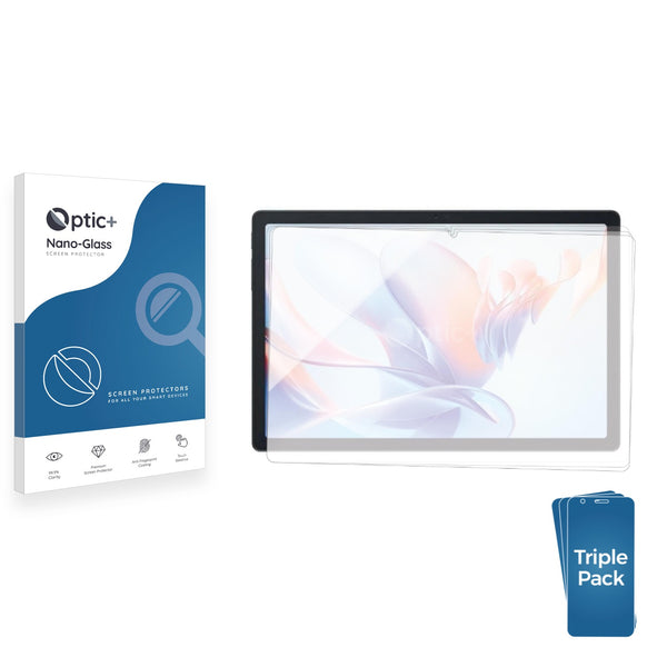 3-pack of Nano Glass screen protectors for Blackview Oscal Pad 80