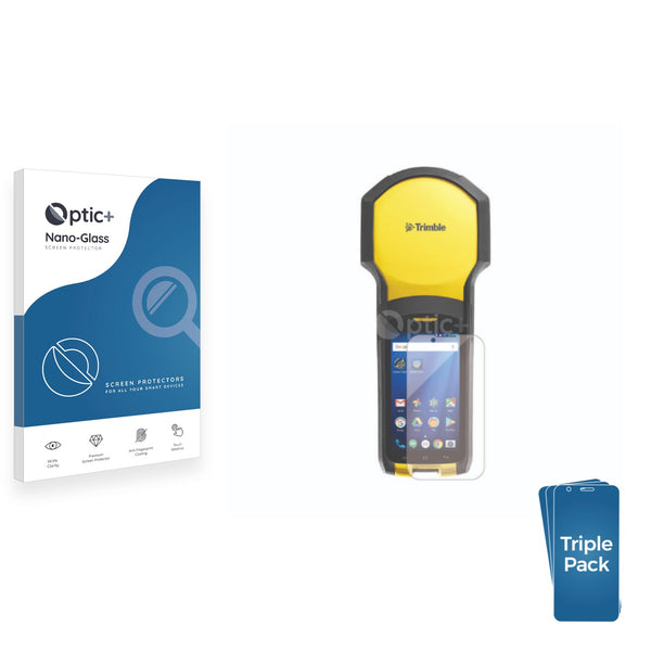 3pk Optic+ Nano Glass Screen Protectors for Trimble TDC150