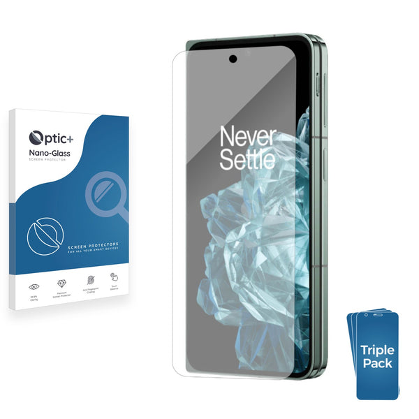 3pk Optic+ Nano Glass Screen Protectors for OnePlus Open