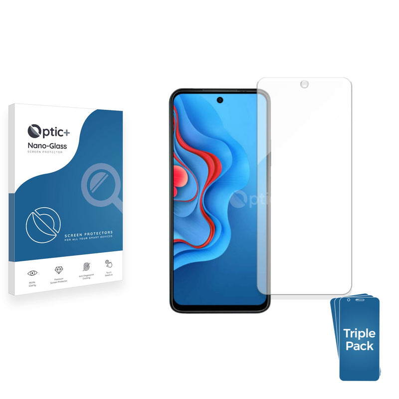 3pk Optic+ Nano Glass Screen Protectors for Coolpad CP12s