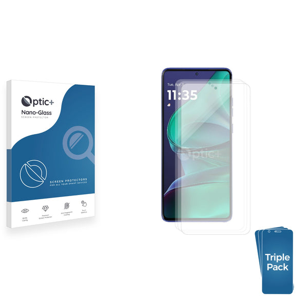3-pack of Nano Glass screen protectors for Motorola Moto G Stylus 5G 2025