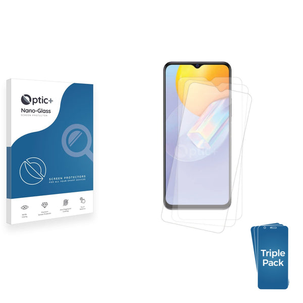 3-pack of Nano Glass screen protectors for Vivo Y31 Pro