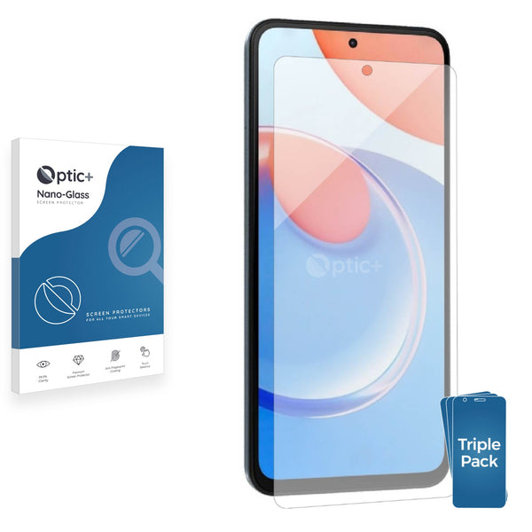 3pk Optic+ Nano Glass Screen Protectors for Honor Play 8T