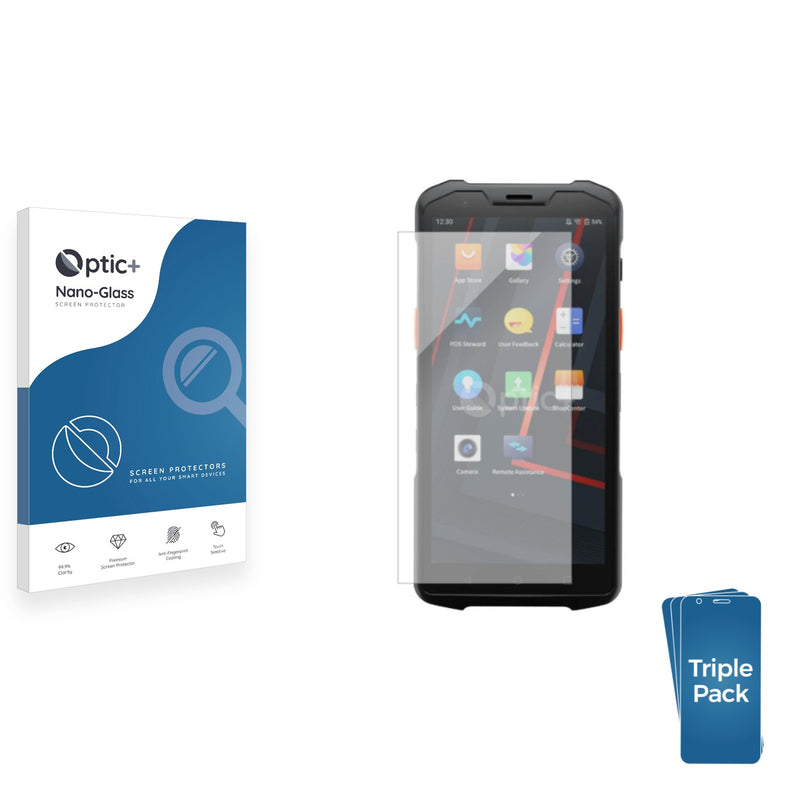 3pk Optic+ Nano Glass Screen Protectors for Sunmi L2H