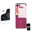 3pk Optic+ Premium Film Screen Protectors for Motorola Razr+ 2025