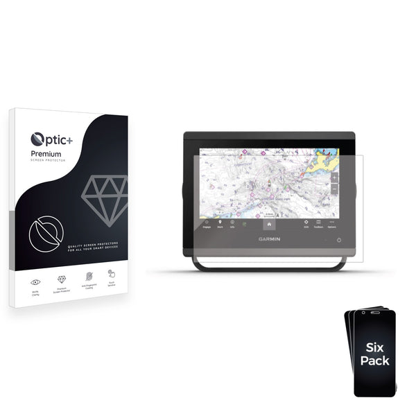 6pk Optic+ Premium Film Screen Protectors for Garmin GPSMAP 753xsv