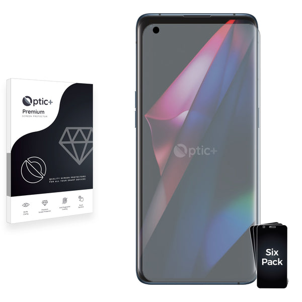 6pk Optic+ Premium Film Screen Protectors for Oppo Find X3 Pro