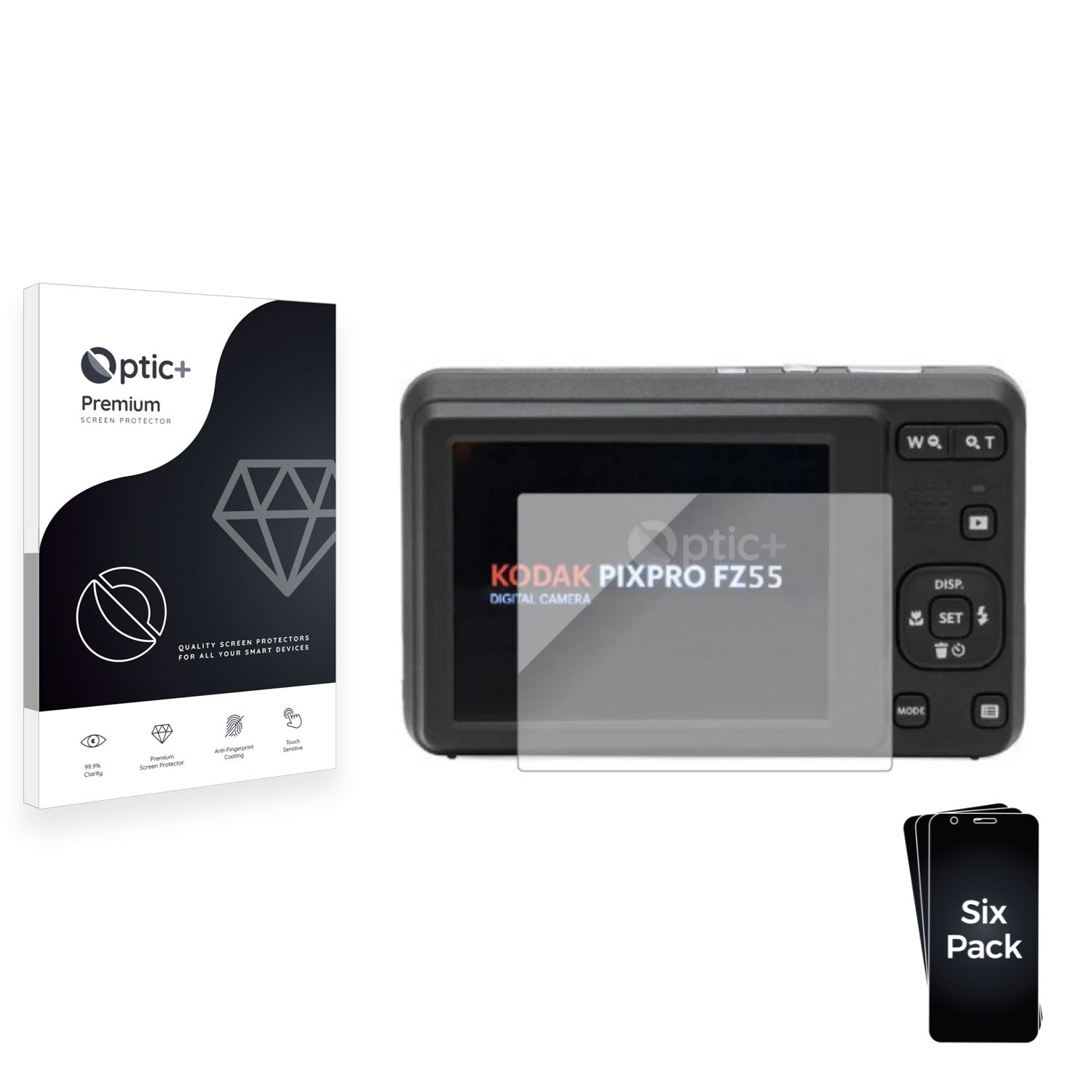 Screen Protector Compatible for Kodak Pixpro FZ55 Camera (for