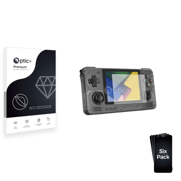 6pk Optic+ Premium Film Screen Protectors for Retroid Pocket 2S Handheld