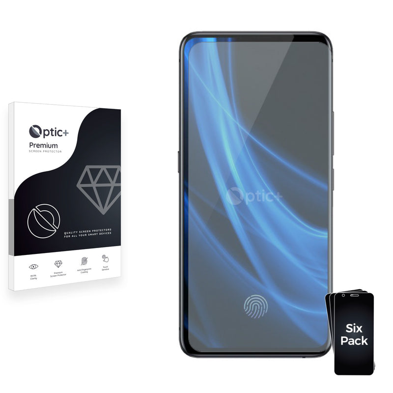 6pk Optic+ Premium Film Screen Protectors for Vivo Nex Dual Display