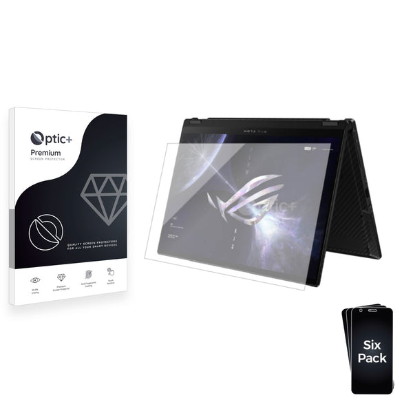 6pk Optic+ Premium Film Screen Protectors for Asus ROG Flow X13 2023