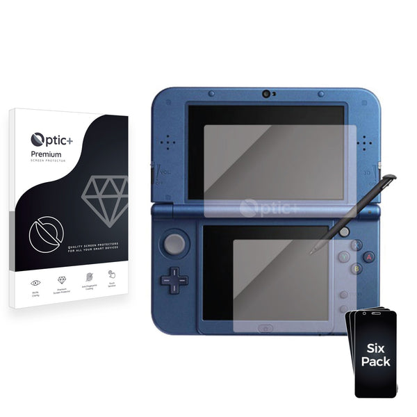 6pk Optic+ Premium Film Screen Protectors for Nintendo 3DS XL SPM7800