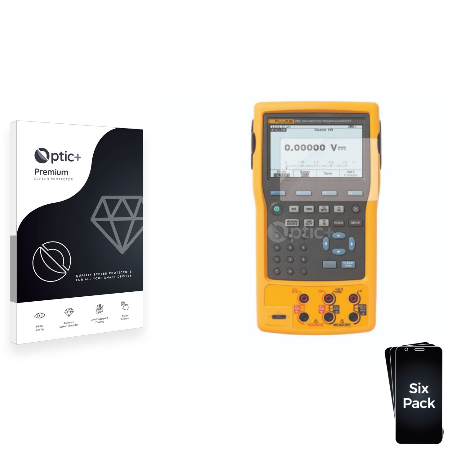 Fluke Screen Screen Protectors for Fluke 753/754 Documenting Process Calibrator ...