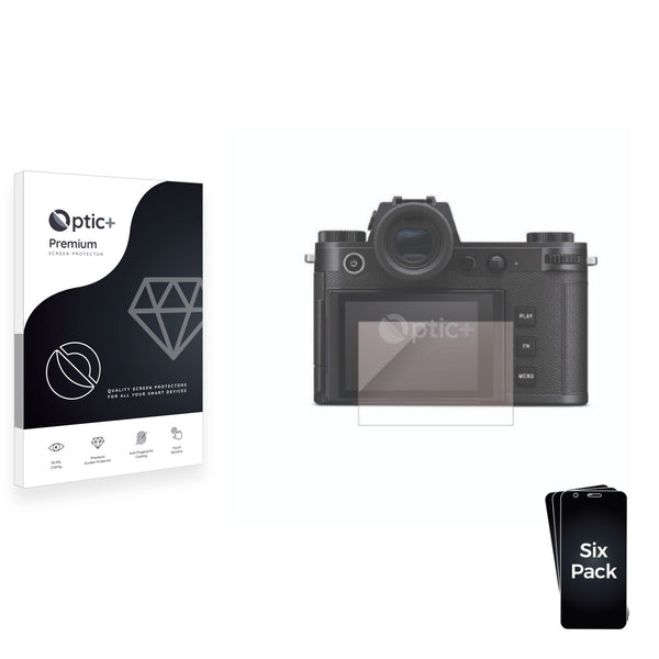 6pk Optic+ Premium Film Screen Protectors for Leica SL3
