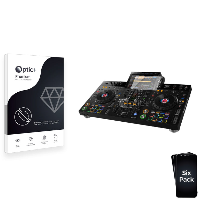 Upscreen Pellicola Hybrid Glass 9H Per Pioneer XDJ-RX3 | Antigraffio E Anti-impronte | Alta Trasparenza | Made In Germany | Kit Completo