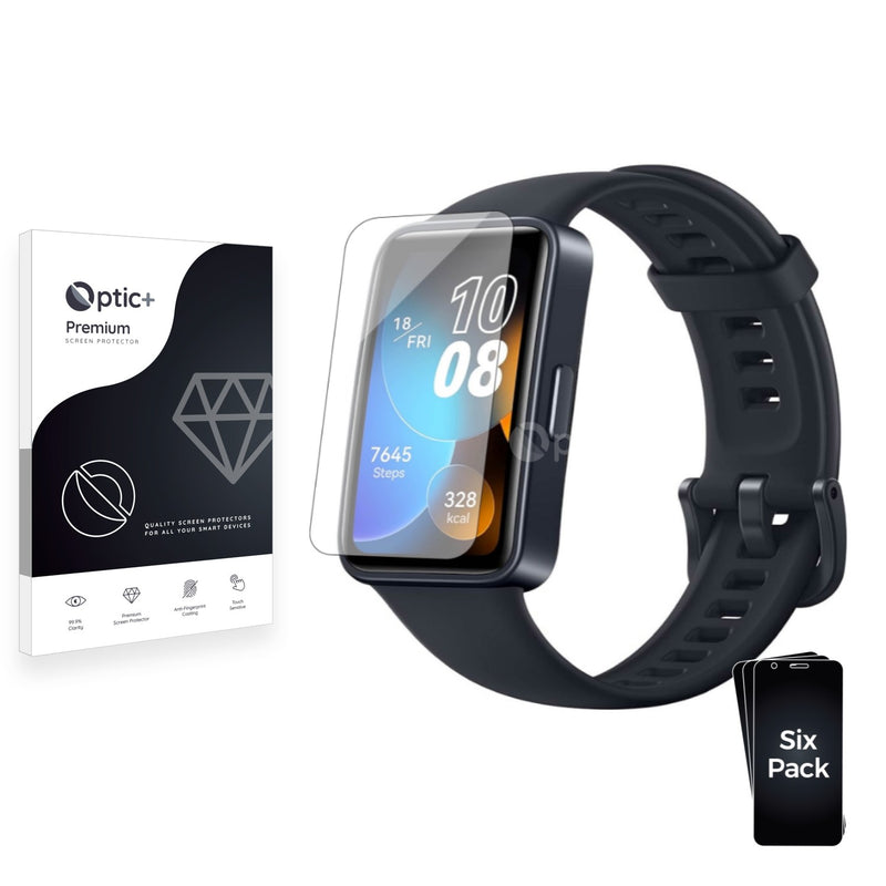 6pk Optic+ Premium Film Screen Protectors for Huawei Band 8