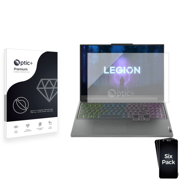 6pk Optic+ Premium Film Screen Protectors for Lenovo Legion Slim 5 16