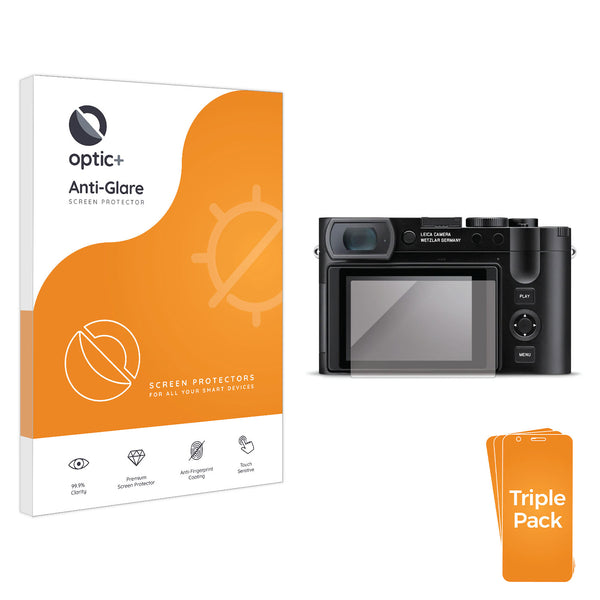 3pk - Optic+ Anti-Glare Screen Protector for Leica Q3