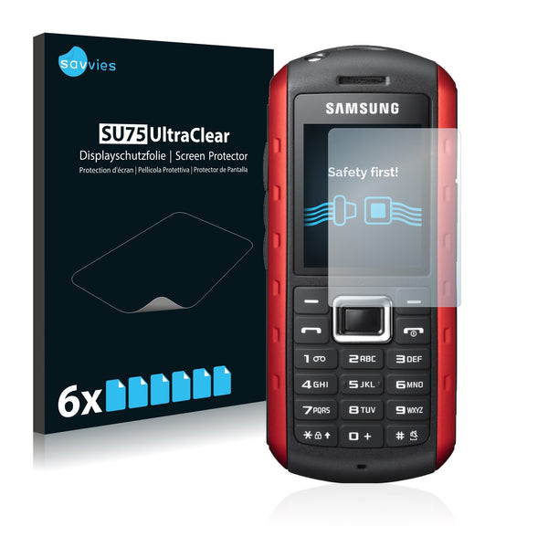 6x Savvies SU75 Screen Protector for Samsung B2100