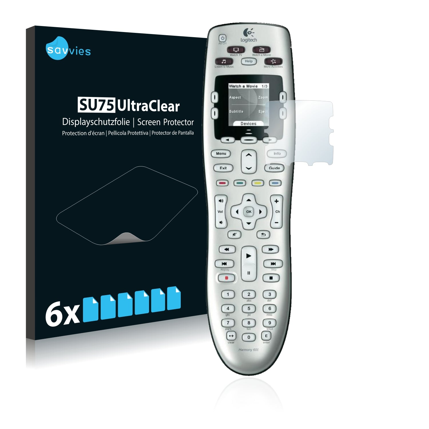 Screen Protectors for Logitech Harmony 600 – ScreenShield