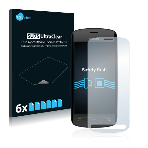 6x Savvies SU75 Screen Protector for Nokia 808 PureView