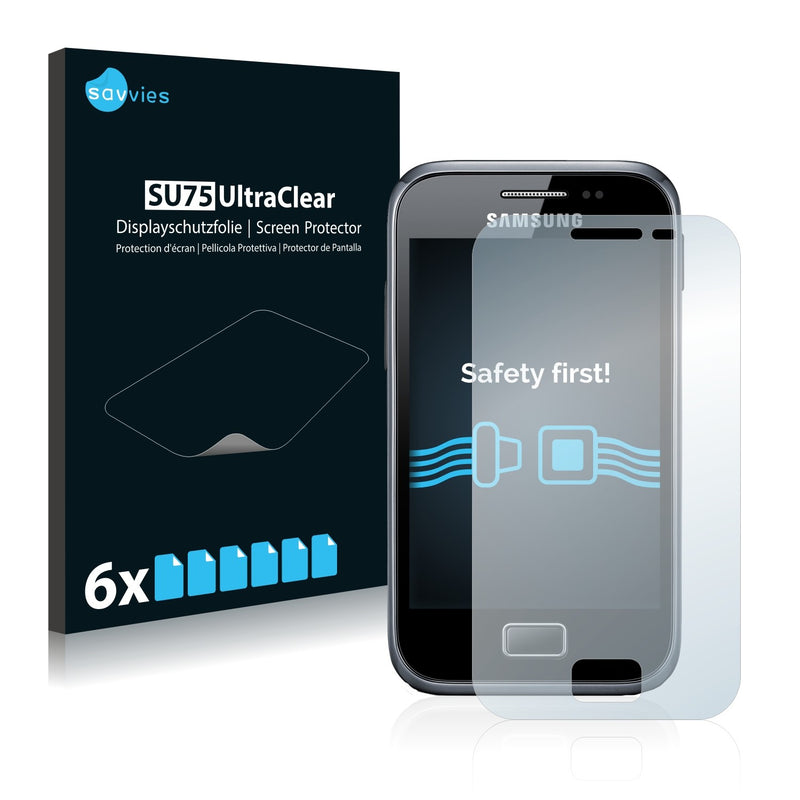 6x Savvies SU75 Screen Protector for Samsung GT-S7500