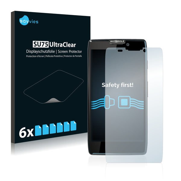 6x Savvies SU75 Screen Protector for Motorola Droid RAZR HD XT923 XT925