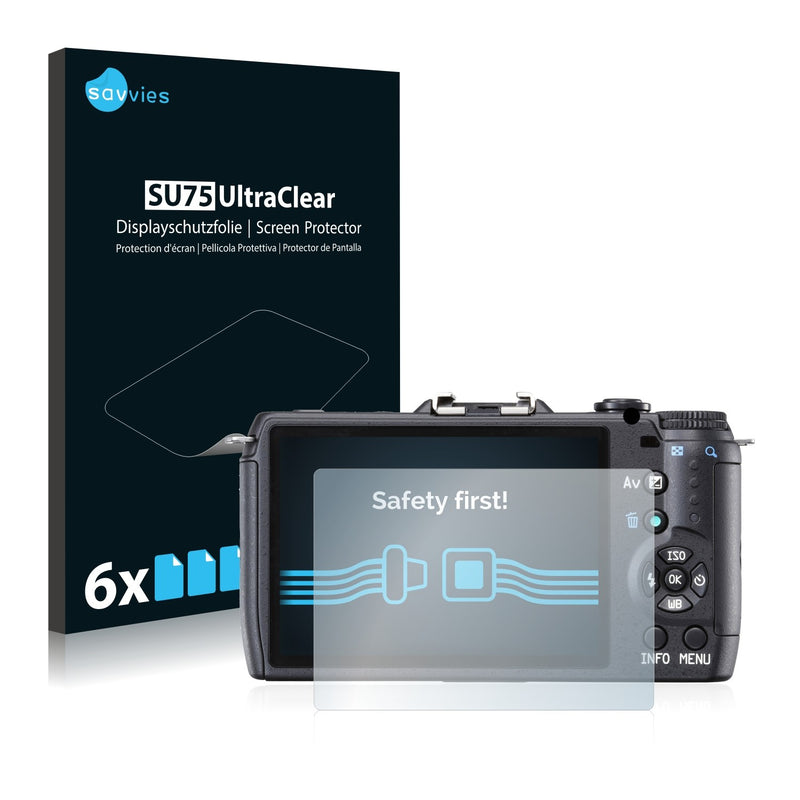 6x Savvies SU75 Screen Protector for Pentax Q10