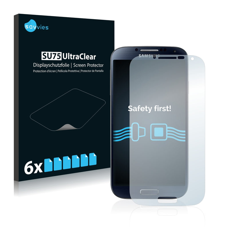 6x Savvies SU75 Screen Protector for Samsung GT-I9505